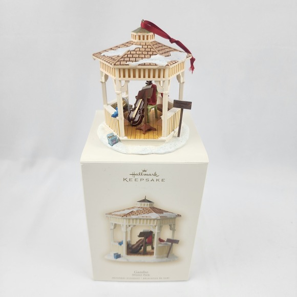 Hallmark Other - Hallmark 2007 Gazebo Winter Park Keepsake Ornament Musical Instruments detailed